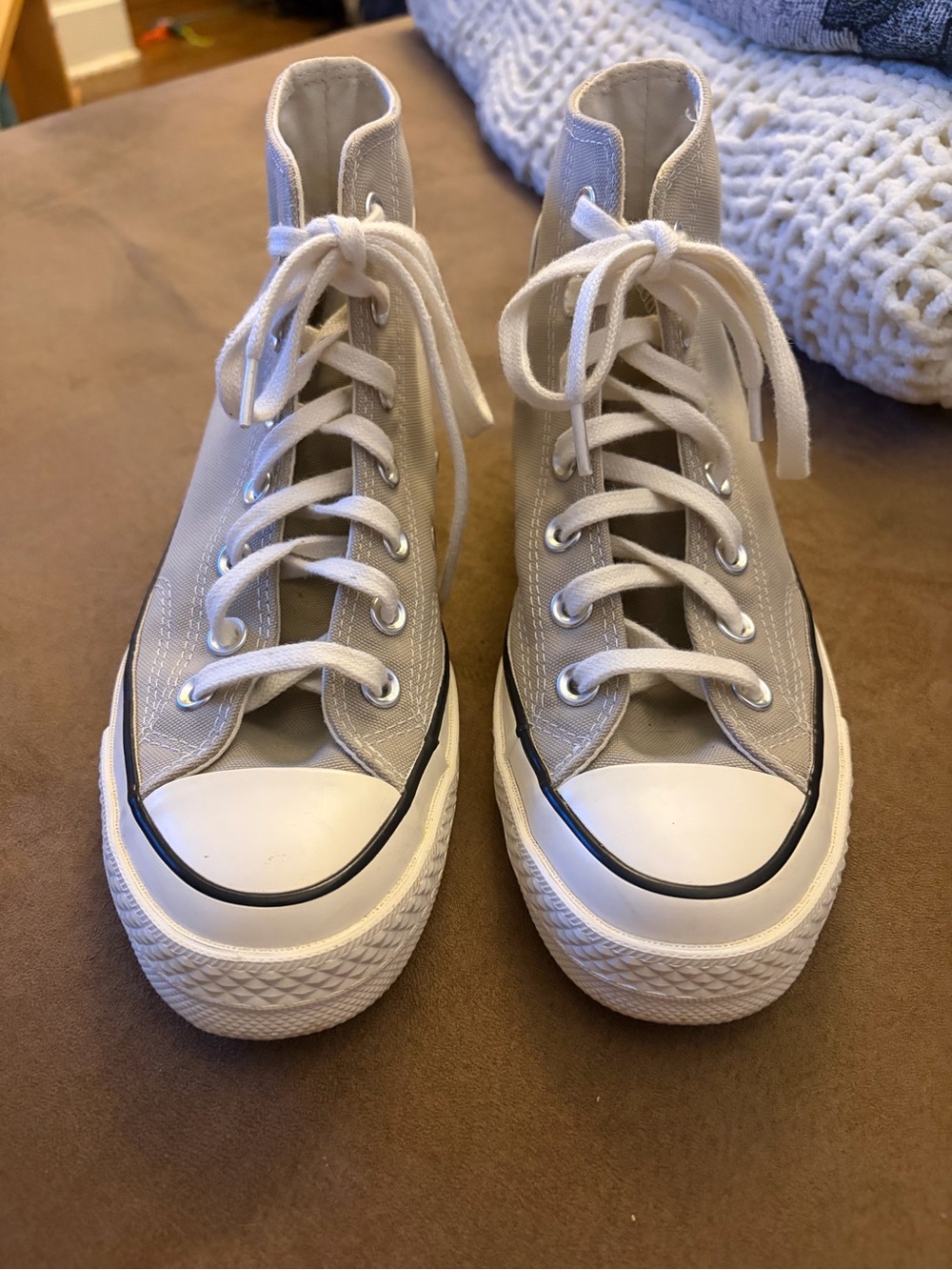 Chuck 70 High Tops Light Grey Womens size 6 Men’s size 4 - Picture 3 of 8
